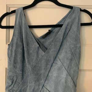 Donna Karan Grey Midi Dress